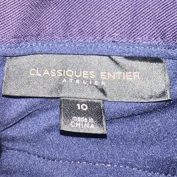 Classiques entire- Dark purple capri pants - Picture 6 of 6